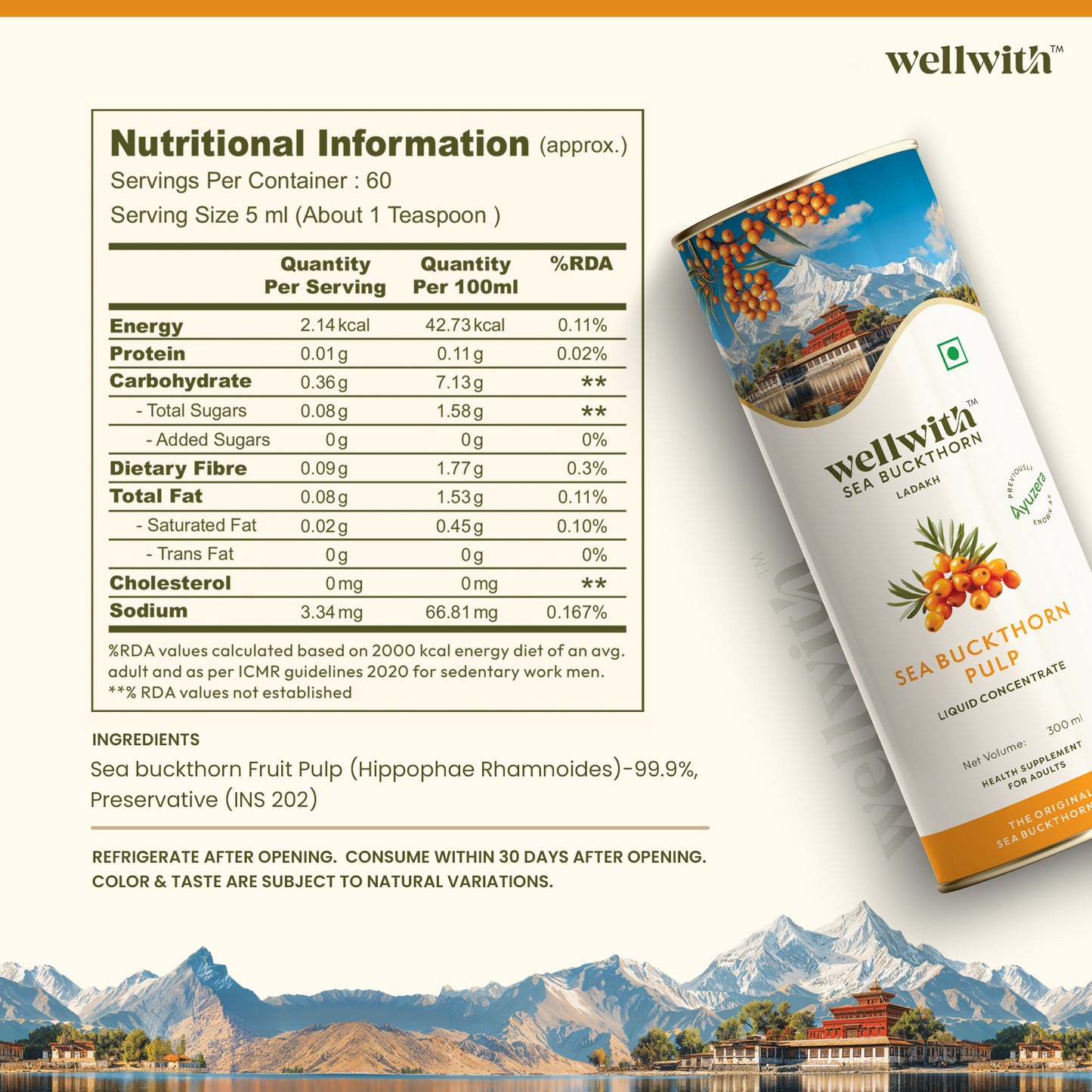 Sea Buckthorn Pulp